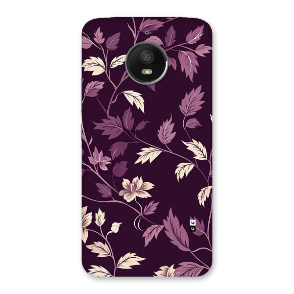 Traditional Florals Back Case for Moto E4 Plus