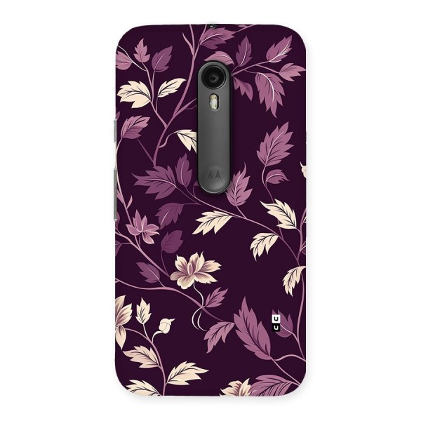 Traditional Florals Back Case for Moto G3