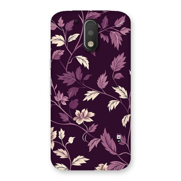 Traditional Florals Back Case for Moto G4