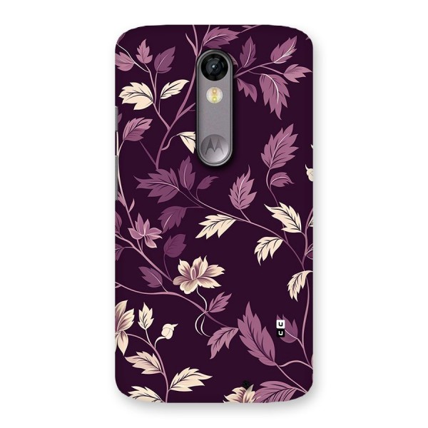 Traditional Florals Back Case for Moto X Force