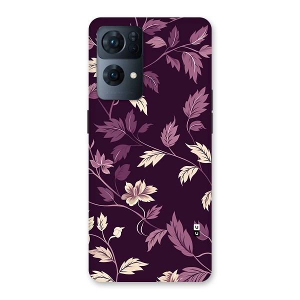 Traditional Florals Back Case for Oppo Reno7 Pro 5G