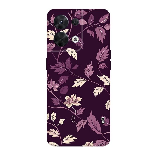 Traditional Florals Back Case for Oppo Reno8 5G