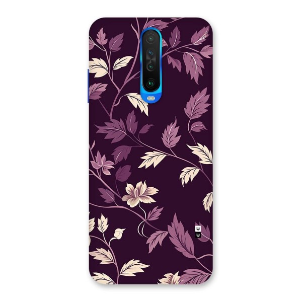 Traditional Florals Back Case for Poco X2