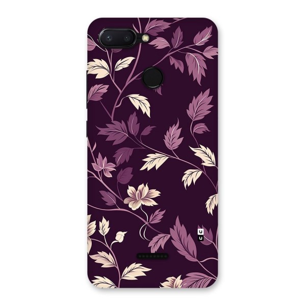 Traditional Florals Back Case for Redmi 6