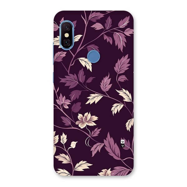 Traditional Florals Back Case for Redmi Note 6 Pro