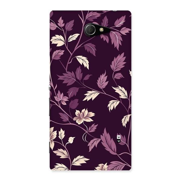 Traditional Florals Back Case for Xperia M2