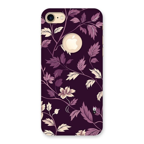 Traditional Florals Back Case for iPhone 8 Logo Cut