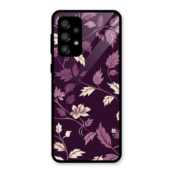 Traditional Florals Glass Back Case for Galaxy A32