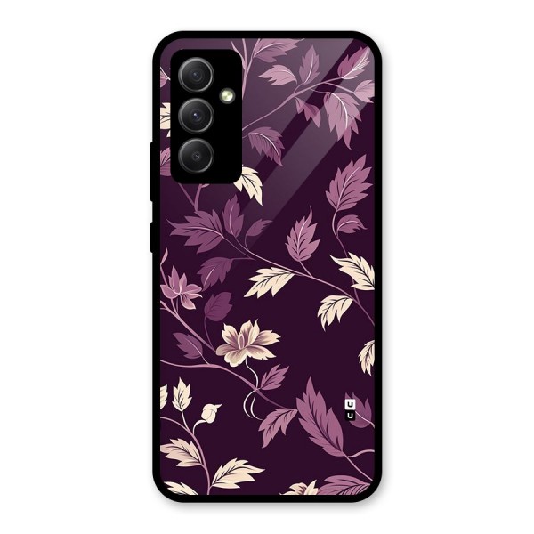 Traditional Florals Glass Back Case for Galaxy A34