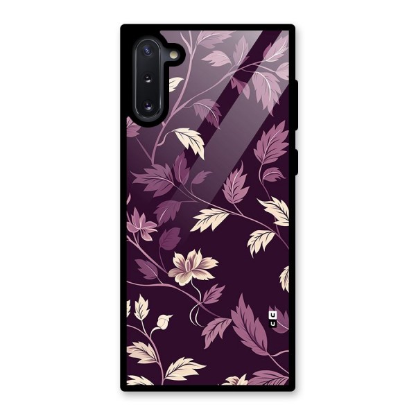 Traditional Florals Glass Back Case for Galaxy Note 10