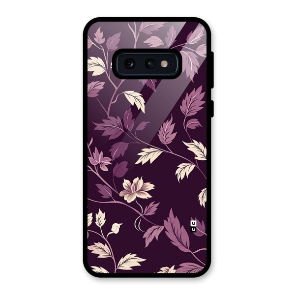 Traditional Florals Glass Back Case for Galaxy S10e