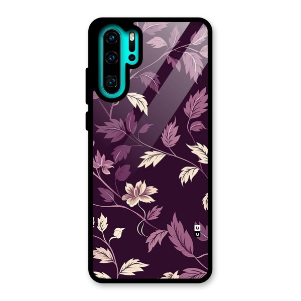 Traditional Florals Glass Back Case for Huawei P30 Pro