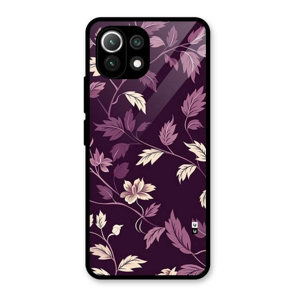 Traditional Florals Glass Back Case for Mi 11 Lite