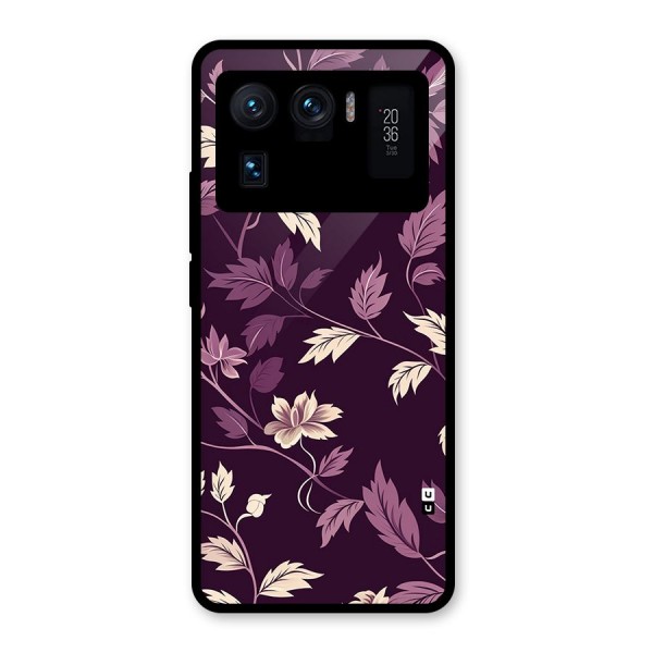 Traditional Florals Glass Back Case for Mi 11 Ultra