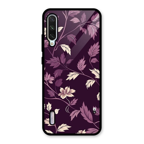 Traditional Florals Glass Back Case for Mi A3