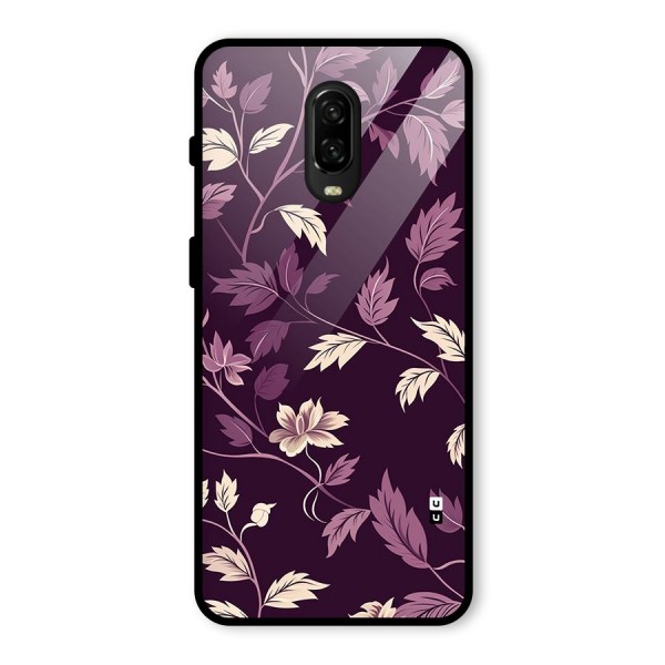 Traditional Florals Glass Back Case for OnePlus 6T