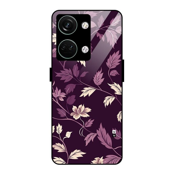 Traditional Florals Glass Back Case for Oneplus Nord 3