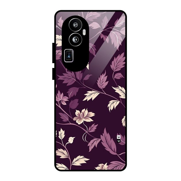 Traditional Florals Glass Back Case for Oppo Reno10 Pro Plus