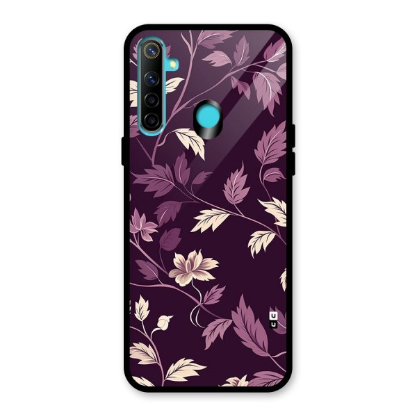 Traditional Florals Glass Back Case for Realme 5