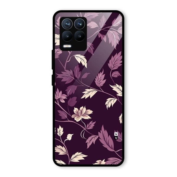 Traditional Florals Glass Back Case for Realme 8 Pro