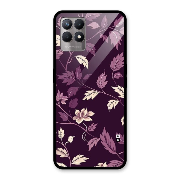 Traditional Florals Glass Back Case for Realme 8i