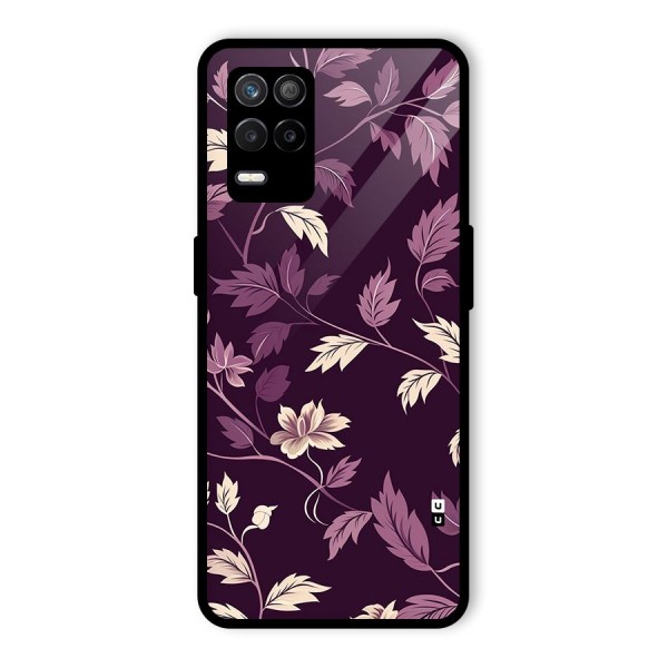 Traditional Florals Glass Back Case for Realme 8s 5G