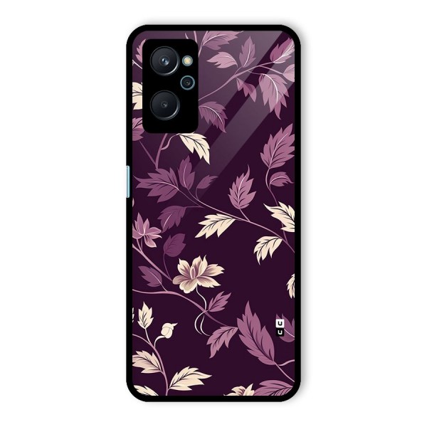 Traditional Florals Glass Back Case for Realme 9i