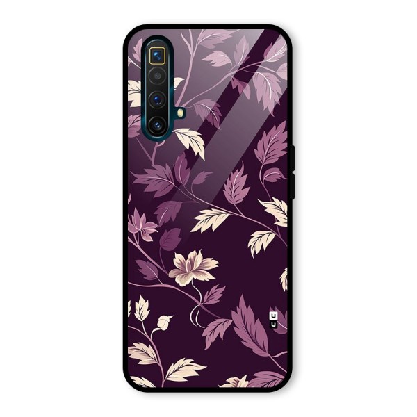 Traditional Florals Glass Back Case for Realme X3 SuperZoom