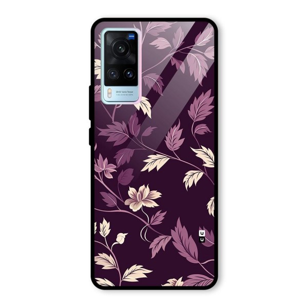 Traditional Florals Glass Back Case for Vivo X60