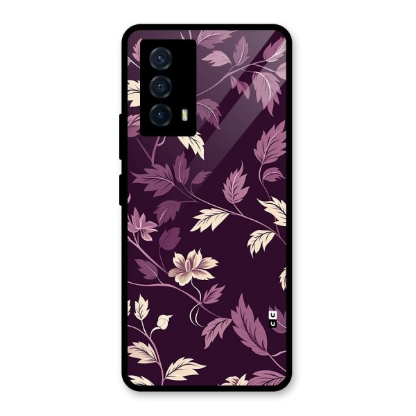 Traditional Florals Glass Back Case for Vivo iQOO Z5