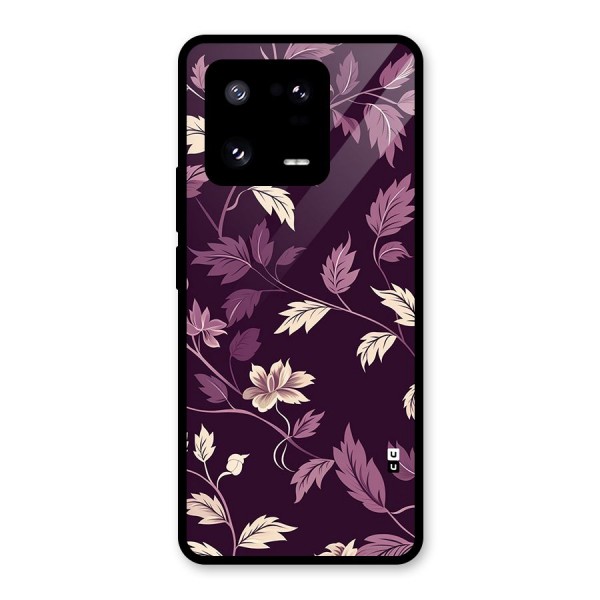 Traditional Florals Glass Back Case for Xiaomi 13 Pro