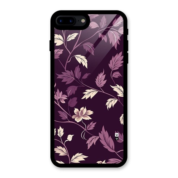 Traditional Florals Glass Back Case for iPhone 7 Plus