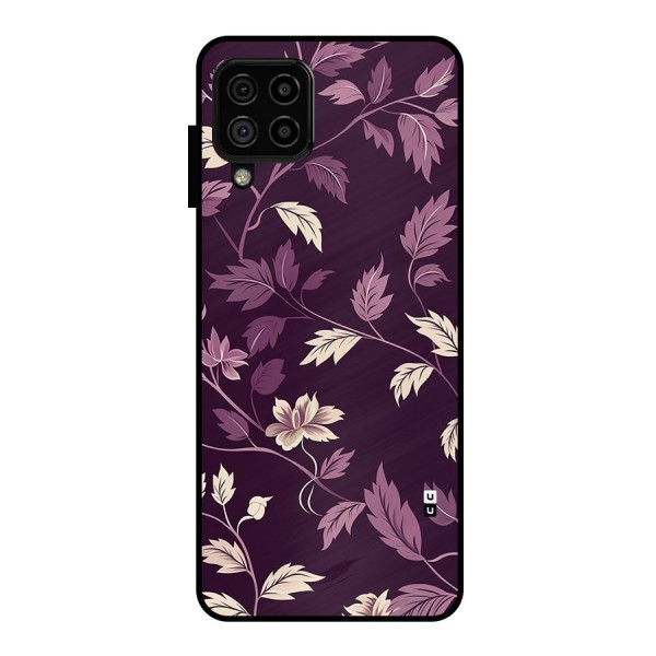 Traditional Florals Metal Back Case for Galaxy A22 4G