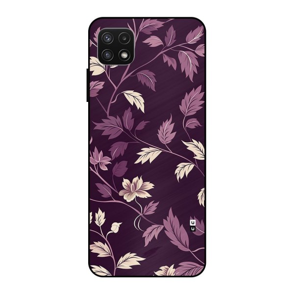 Traditional Florals Metal Back Case for Galaxy A22 5G