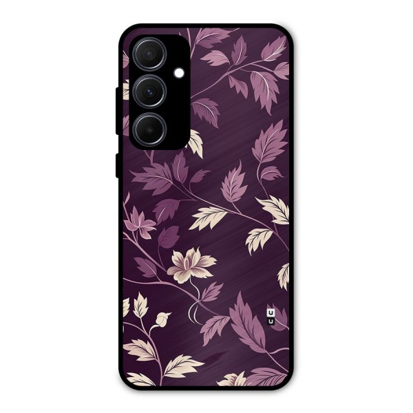 Traditional Florals Metal Back Case for Galaxy A35