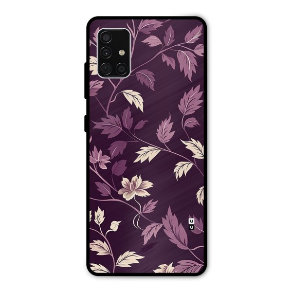 Traditional Florals Metal Back Case for Galaxy A51