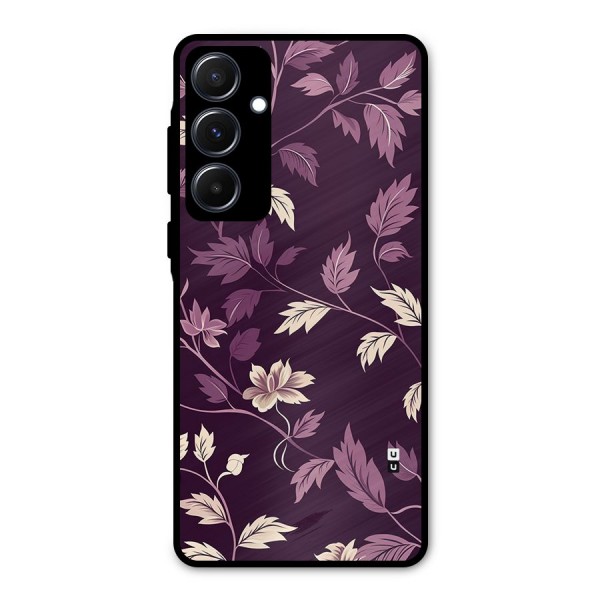 Traditional Florals Metal Back Case for Galaxy A55