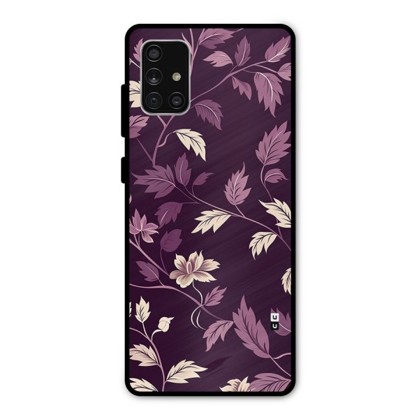 Traditional Florals Metal Back Case for Galaxy A71