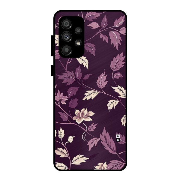 Traditional Florals Metal Back Case for Galaxy A73 5G