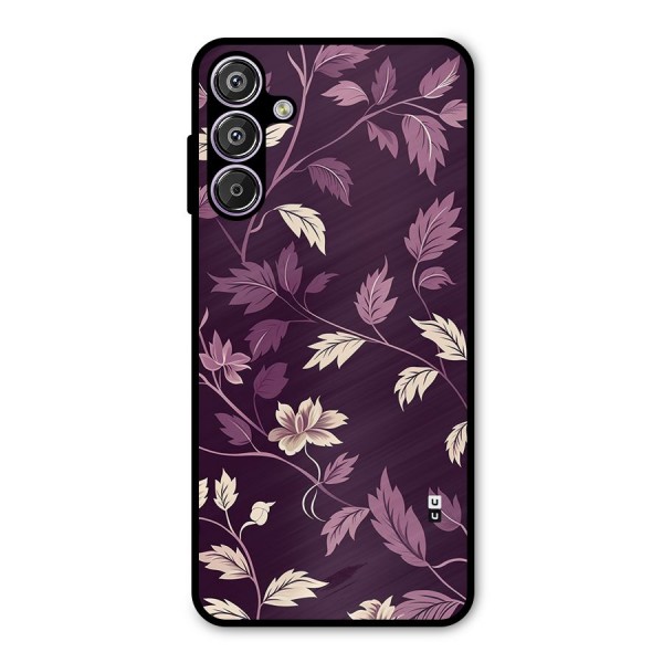 Traditional Florals Metal Back Case for Galaxy F15