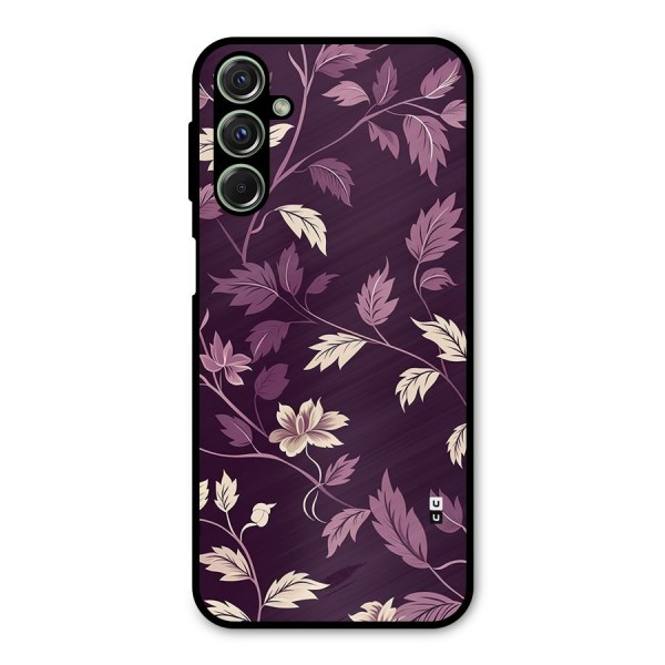 Traditional Florals Metal Back Case for Galaxy F34