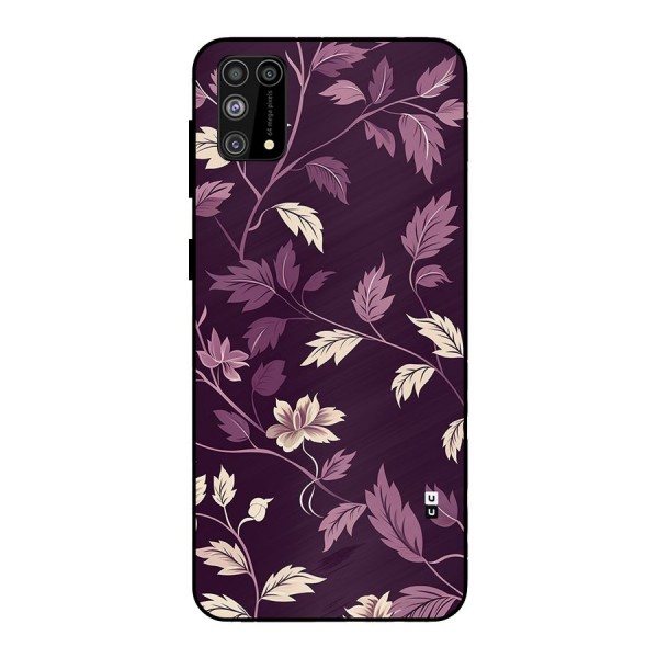 Traditional Florals Metal Back Case for Galaxy F41