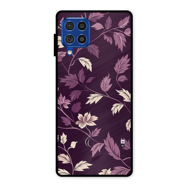 Traditional Florals Metal Back Case for Galaxy F62