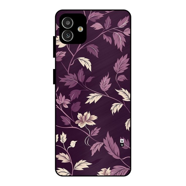 Traditional Florals Metal Back Case for Galaxy M13 5G