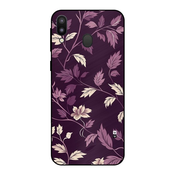 Traditional Florals Metal Back Case for Galaxy M20