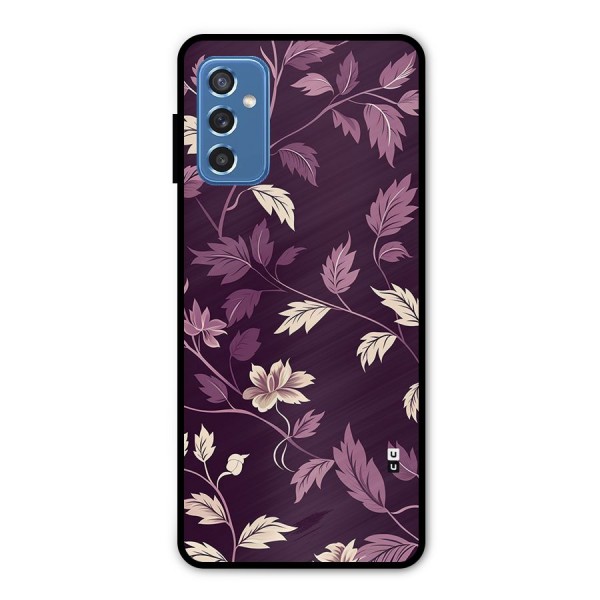 Traditional Florals Metal Back Case for Galaxy M52 5G