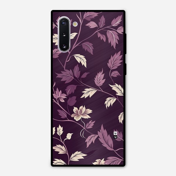 Traditional Florals Metal Back Case for Galaxy Note 10