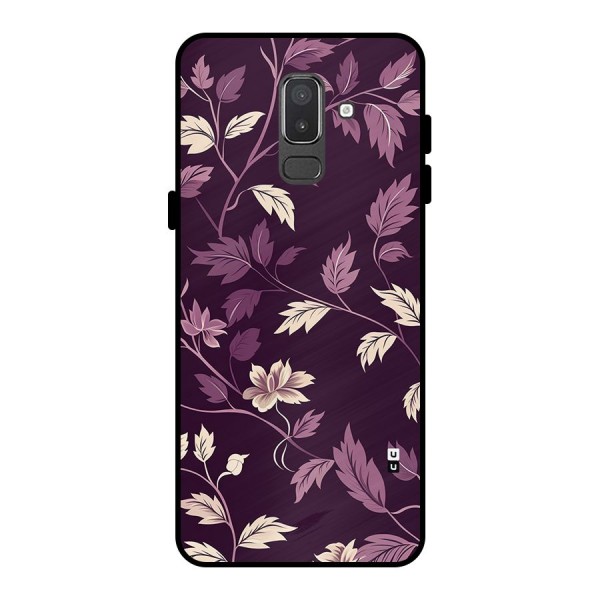 Traditional Florals Metal Back Case for Galaxy On8 (2018)