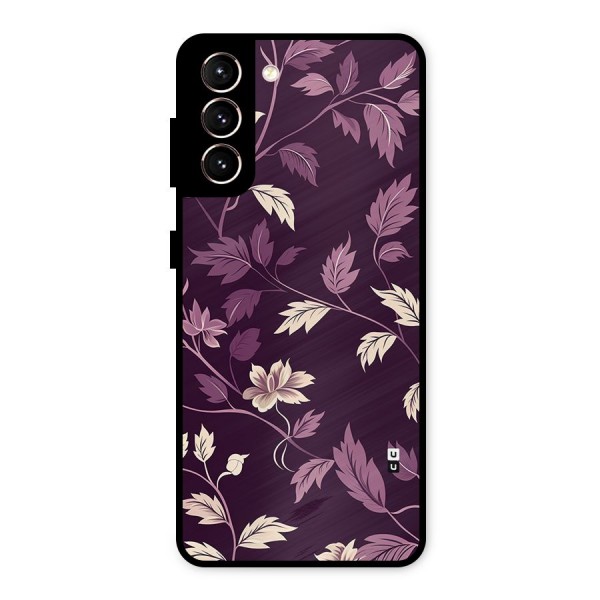 Traditional Florals Metal Back Case for Galaxy S21 5G