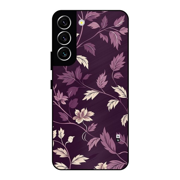 Traditional Florals Metal Back Case for Galaxy S22 5G